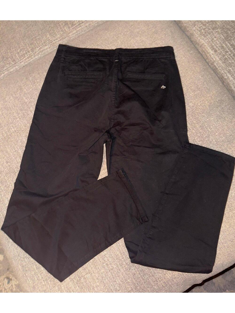 Rag & Bone Standard Chino Pants Mens 33 Black Slim Straight Stretch NWT $228
